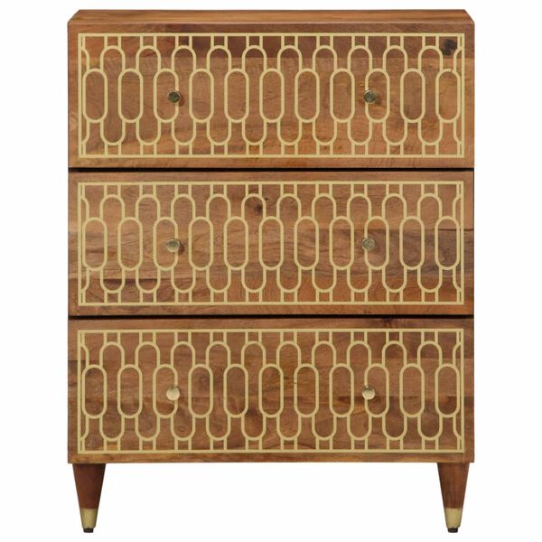 vidaXL Side Cabinet Honey brown Solid mango wood Medium Side Cabinet
