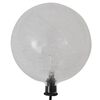 vidaXL Garden Lamp Set of 6 Transparent Plastic 3.7 in Diameter