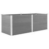 vidaXL Patio Raised Bed 250x100 x 35.8 " WPC Grey