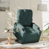 vidaXL Stand Up Massage Recliner Chair Dark Green