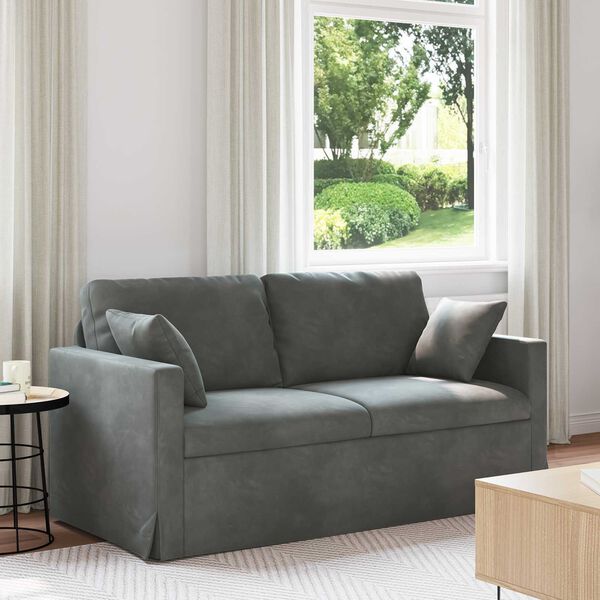 vidaXL Sofa Dark Grey