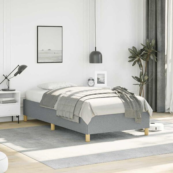 vidaXL Bed Frame Light Grey
