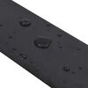 vidaXL Rubber Edge For Snow Plow Black Styrene-butadiene rubber