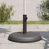 vidaXL Parasol Base Dark grey Plastic, Concrete, Iron 33 lb