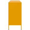 vidaXL Sideboard Mustard Yellow Cold-Rolled Steel Medium Adjustable Feet