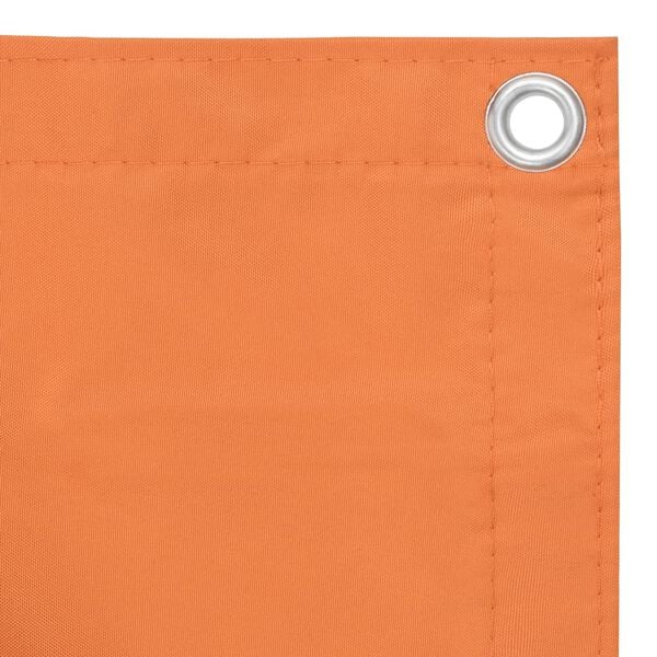 vidaXL Balcony Screen Orange 47.2"x157.5" Oxford Fabric