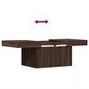 vidaXL Coffee Table Brown Oak Engineered Wood Medium Sliding Top
