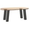 vidaXL Coffee Table Leg Anthracite Powder-coated steel Standard Durable