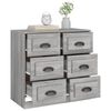 vidaXL Sideboard Grey Sonoma Engineered wood Small Sideboard