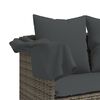 vidaXL Garden Sofa Set Grey, Dark Grey