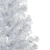 vidaXL Artificial Pre-lit Christmas Tree with Stand Silver 82.7" PET