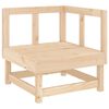 vidaXL Garden Lounge Set Natural wood Solid pine wood Modular Modular
