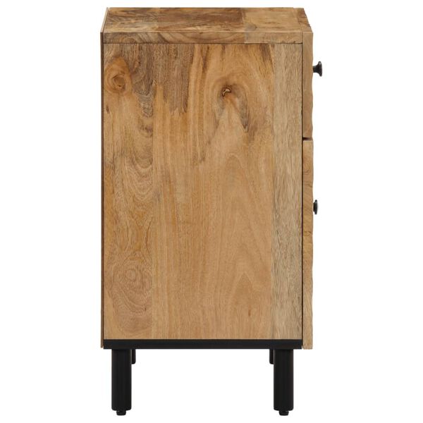 vidaXL Bedside Cabinet Natural wood tone