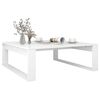 vidaXL Coffee Table White Engineered wood 39.4 in x 39.4 in Simple