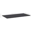 vidaXL Shelf Set of 4 Gray Engineered wood 31.5 x 15.7 x 0.6 in