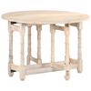 vidaXL Dining Table Bleached wood Solid mango wood Standard Durable