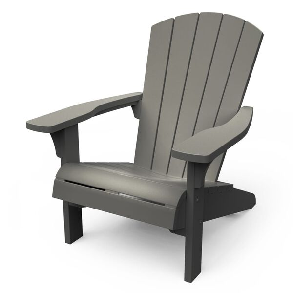 Keter Outdoor Chair Grey Polypropylene Standard Ergonomic