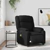vidaXL Electric Massage Recliner Chair Black