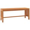 vidaXL Garden Bench Natural Eucalyptus Solid eucalyptus wood Medium