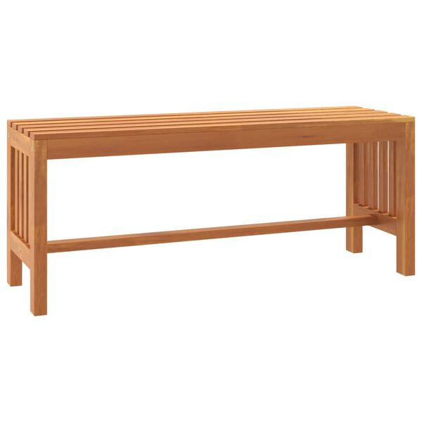 vidaXL Garden Bench Natural Eucalyptus Solid eucalyptus wood Medium