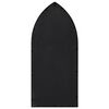 vidaXL Mirror Black Iron, Glass 39.4 x 17.7 in Mirror Mirror Other