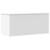 vidaXL Storage Box White Engineered Wood Medium Storage Box