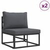 vidaXL Garden Sofa Set with Cushion 5 pcs