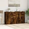 vidaXL Sideboard Smoked Oak Engineered Wood Medium Sideboard