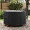 vidaXL Outdoor Furniture Cover Black 157 x 157 x 71 cm 210D fabric
