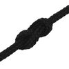 vidaXL Work Rope Black 0.08 " 1640.4 ' Polyester