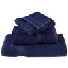vidaXL Towel Set Navy Blue 100% ring-spun cotton