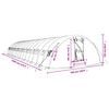 vidaXL Greenhouse White Polyethylene Large UV-resistant materials