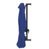 vidaXL Wall-Mounted Garden Parasol with Metal Pole 118.1" Blue