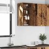 vidaXL Hanging Cabinet Old wood Engineered wood Medium-sized