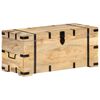vidaXL Chest Natural Solid Mango Wood Large Chest Rectangular Rustic