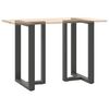 vidaXL Bar Table Leg Anthracite Powder-coated steel Standard