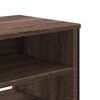 vidaXL TV Cabinet Brown Oak 48.0x13.4x16.1" Engineered Wood