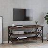 vidaXL TV Cabinet Smoked Oak Engineered Wood Medium TV Cabinet