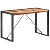 vidaXL Dining Table Brown Solid Acacia wood Industrial Dining Table