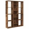 vidaXL Room Divider/Book Cabinet Old Wood 39.4x9.4x55.1" Engineered Wood