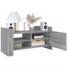 vidaXL TV Cabinet Grey Sonoma Engineered Wood Medium TV Cabinet