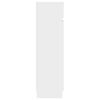 vidaXL Shoe Cabinet White 39.6"x11"x39.4" Engineered Wood