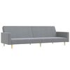 vidaXL Sofa Bed Light Gray