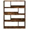 vidaXL Room Divider Smoked Oak Engineered Wood Medium Room Divider