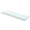 vidaXL Glass Panel Set of 2 Clear Tempered glass 23.6x4.7 in Durable