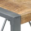 vidaXL Dining Table Rough Mango Wood 31.5 x 31.5 x 29.5 in Durable