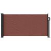 vidaXL Retractable Side Awning Brown
