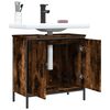 vidaXL Bathroom Sink Cabinet Smoked Oak Engineered Wood Medium