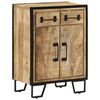 vidaXL Sideboard Natural Wood Solid mango wood Medium Sideboard