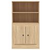vidaXL Highboard Sonoma Oak Engineered wood 23.6 x 14.0 x 40.7 in
